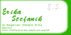 erika stefanik business card